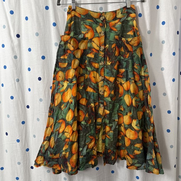 Maeve Dresses & Skirts - Maeve by Anthropologie Summer Orchard Long Skirt Size 0 Petite 0P